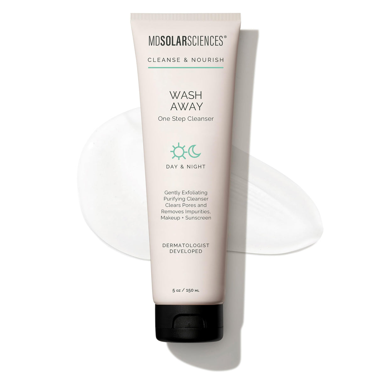 MDSolarSciences front packaging showing cleanser and benefits