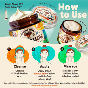 Meadow Bliss jar on bathroom shelf in lifestyle setting showing daily routine benefit