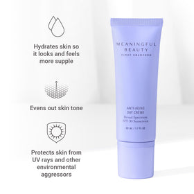 Meaningful Beauty Beyond applying moisturizer to face for daily protection