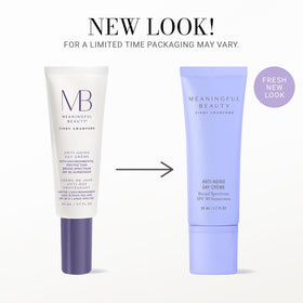 Meaningful Beauty Beyond cream texture close-up illustrating lightweight hydration