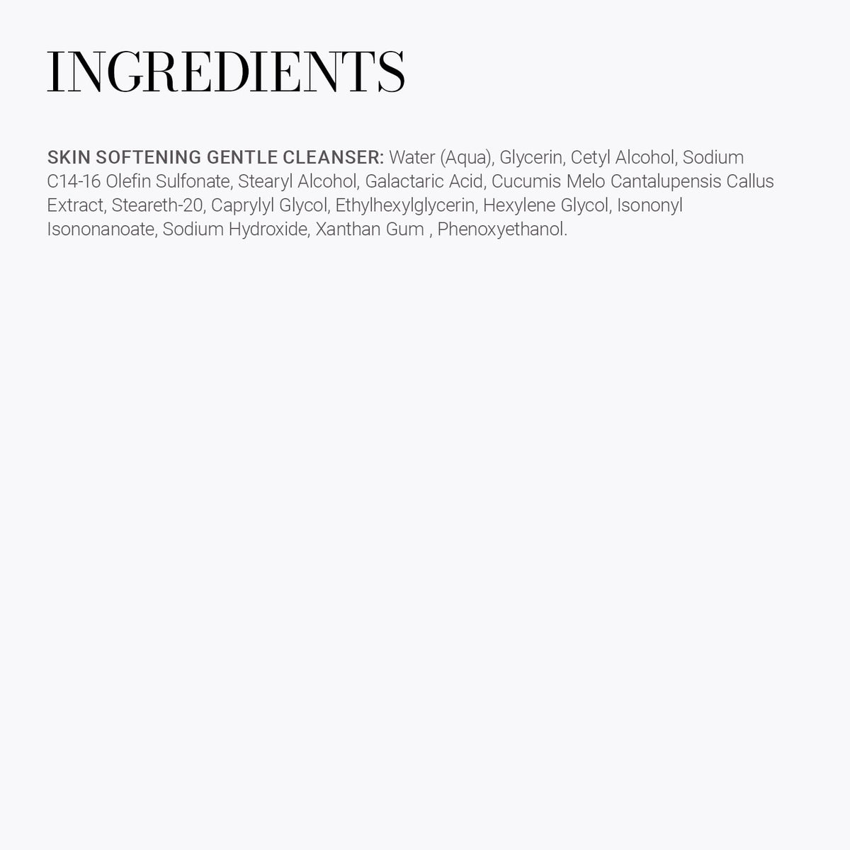 Meaningful Beauty cleanser in hand scale comparison illustrating travel-friendly 6 fl oz bottle