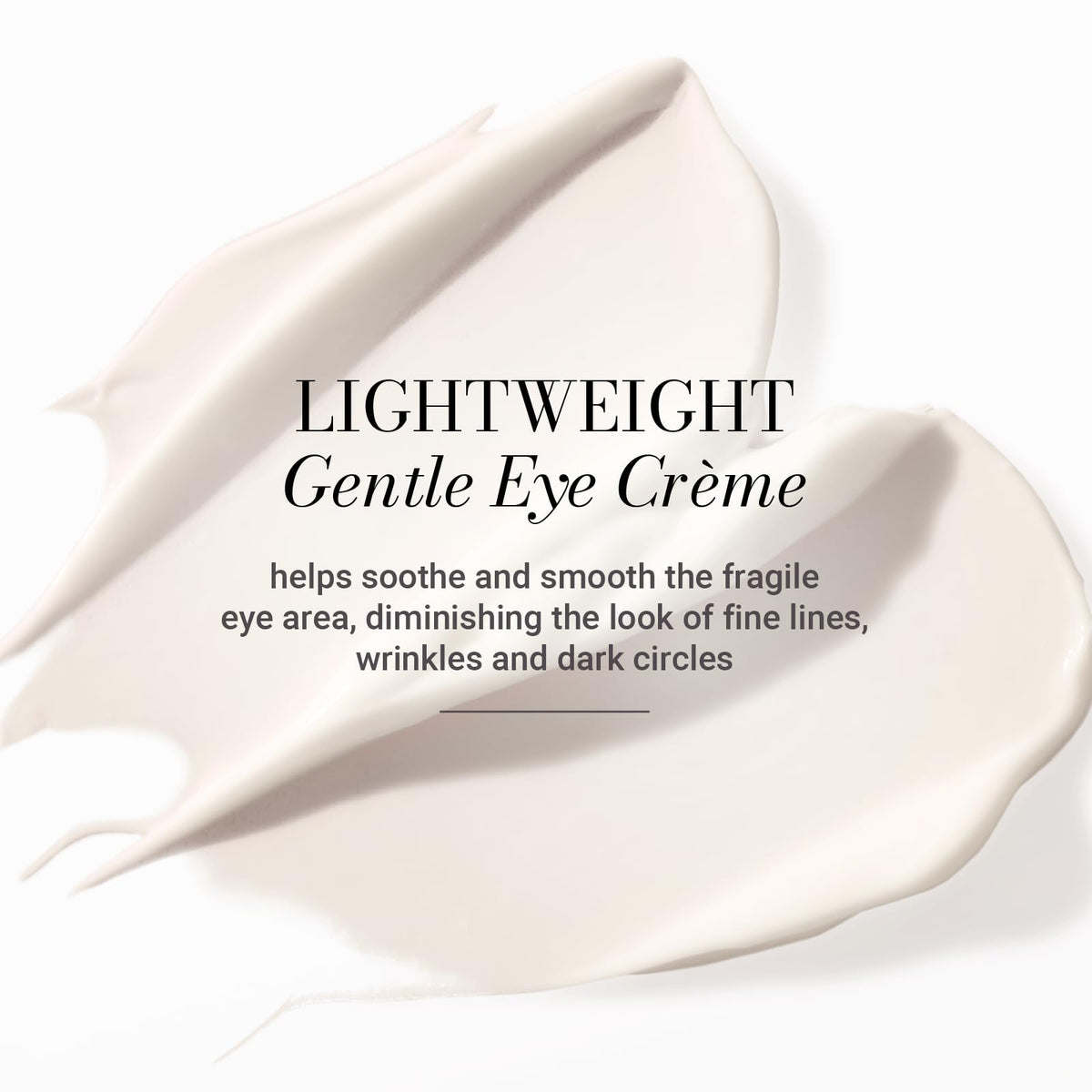 Meaningful Beauty before and after comparison illustrating smoother eye area benefit