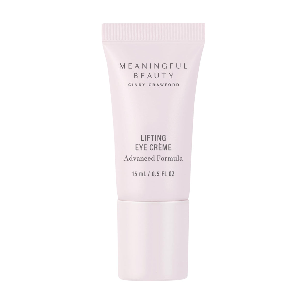 Meaningful Beauty front packaging of lifting eye crème shows product and size benefit