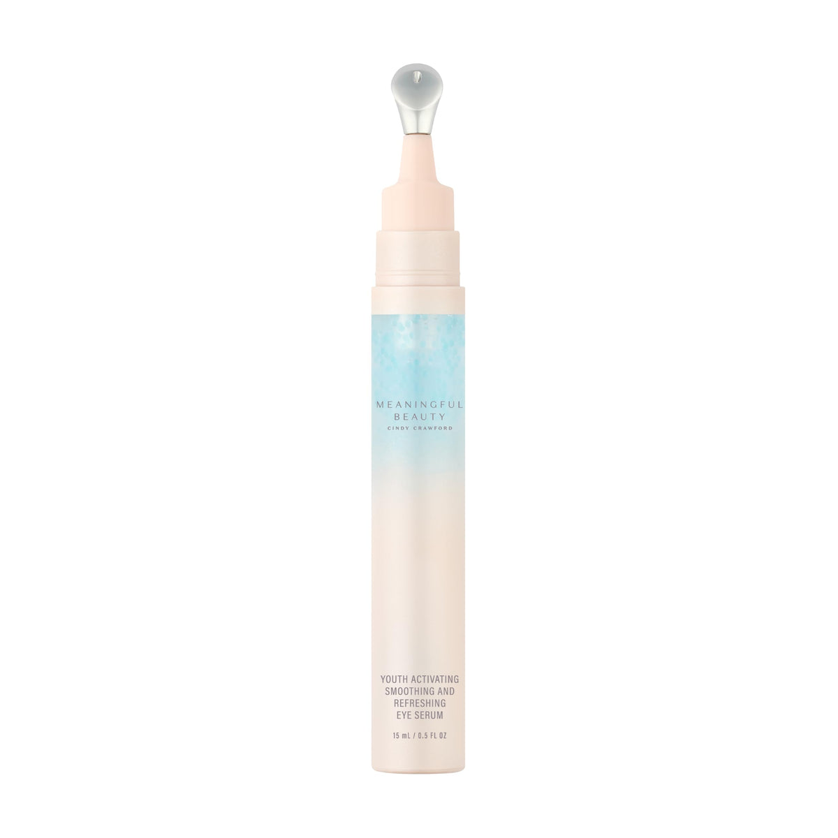 Meaningful Beauty front pump bottle showing product and ease of dispensing