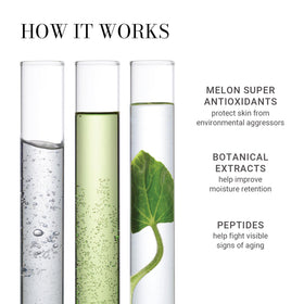 Meaningful Beauty serum on a vanity styled with skincare items conveying daily routine enhancement