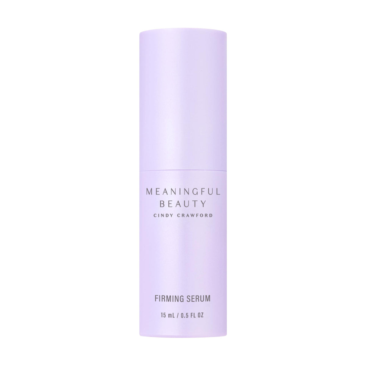Meaningful Beauty firming serum front packaging showing bottle and label benefit