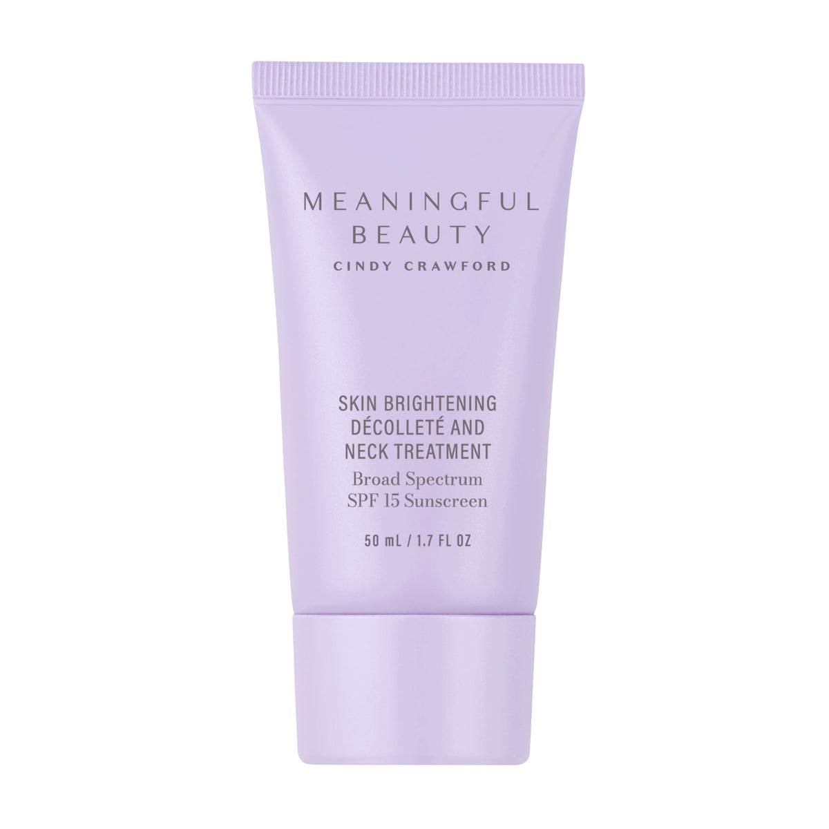 Meaningful Beauty front packaging showing product benefits and SPF 15