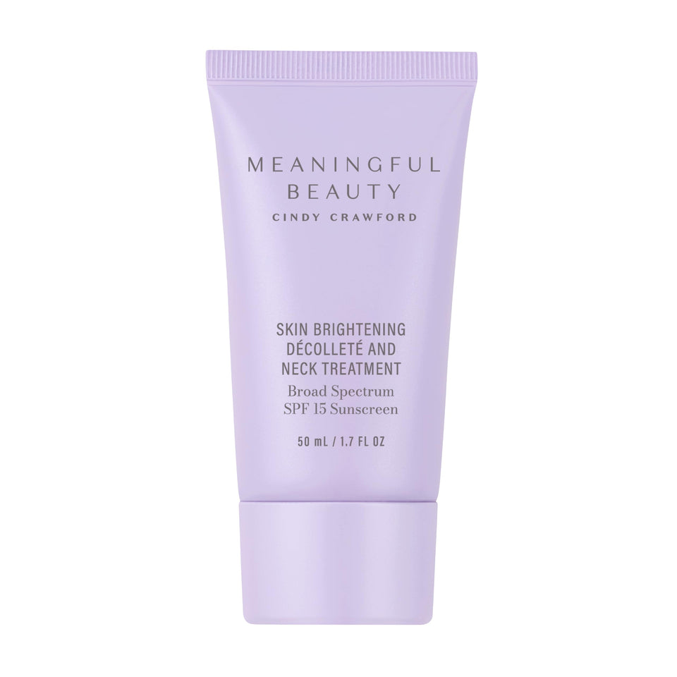 Meaningful Beauty front packaging showing product benefits and SPF 15