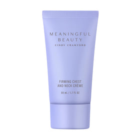 Meaningful Beauty front packaging showing jar and label for targeted firmness