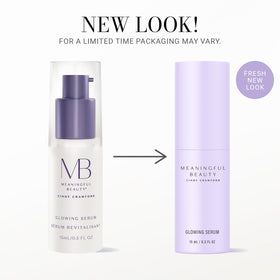 Meaningful Beauty dropper releasing lightweight serum texture for fast absorption