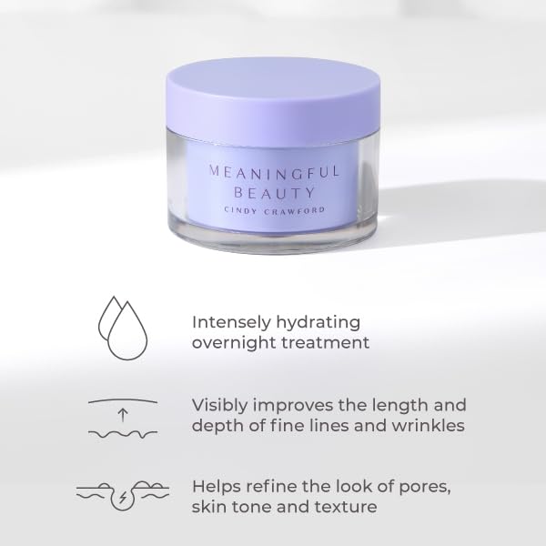 Meaningful Beauty jar lid close-up highlighting premium label and refined finish