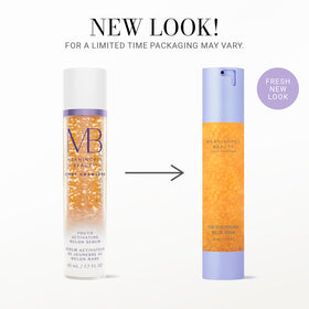 Meaningful Beauty serum on bathroom vanity suggesting daily routine and refinement benefit