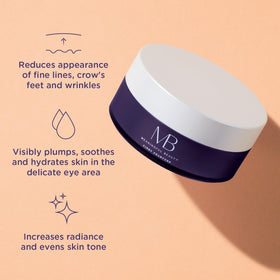 Meaningful Beauty close-up hydrogel patch texture highlighting smooth hydration