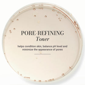 Meaningful Beauty applying toner to hand demonstrating gentle feel and skin prep benefit