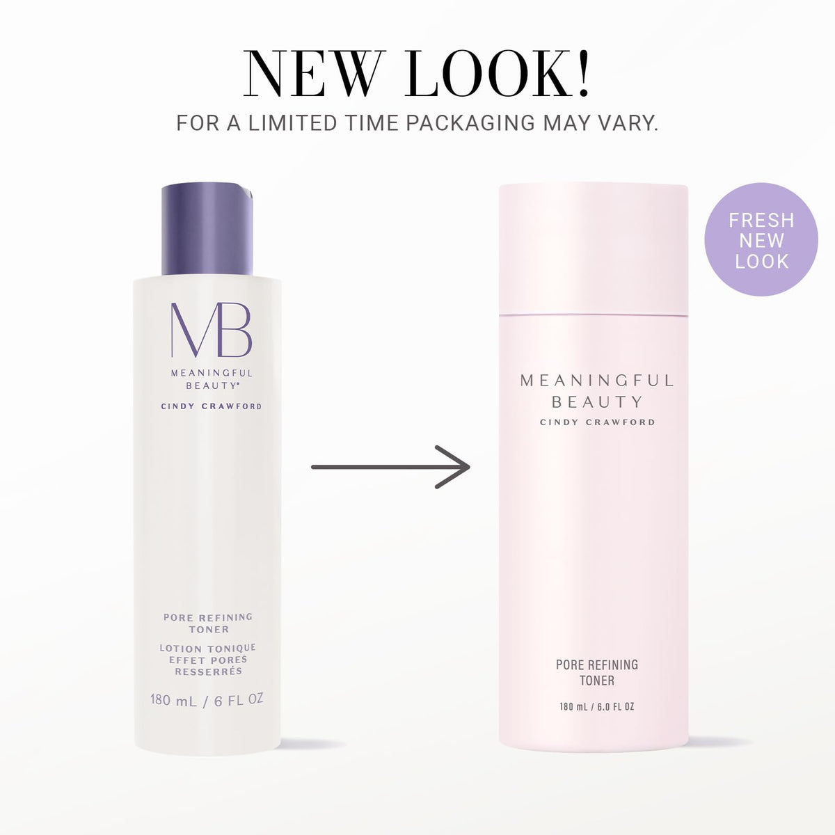 Meaningful Beauty toner pouring texture onto palm highlighting lightweight absorption benefit