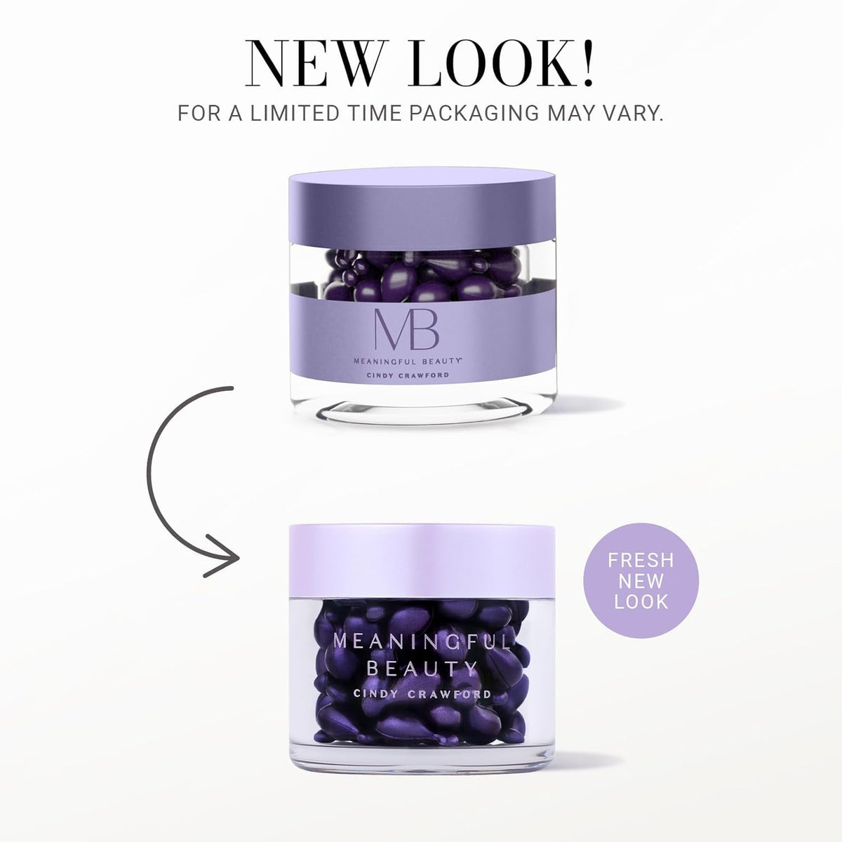 Meaningful Beauty single capsule close-up illustrating easy twist-open use
