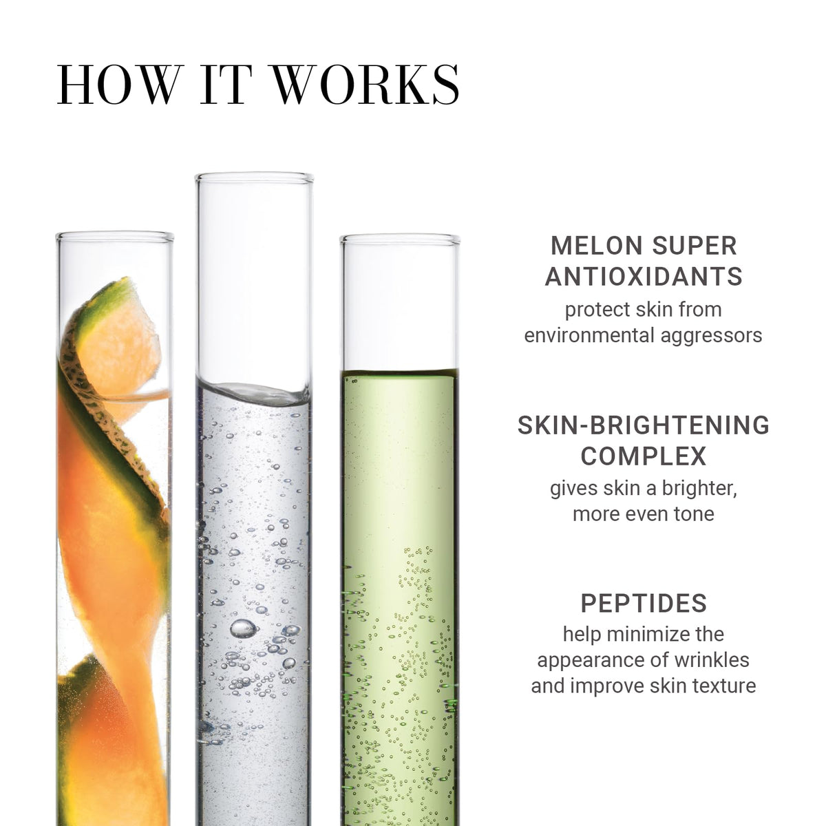Meaningful Beauty size comparison in hand to show bottle scale