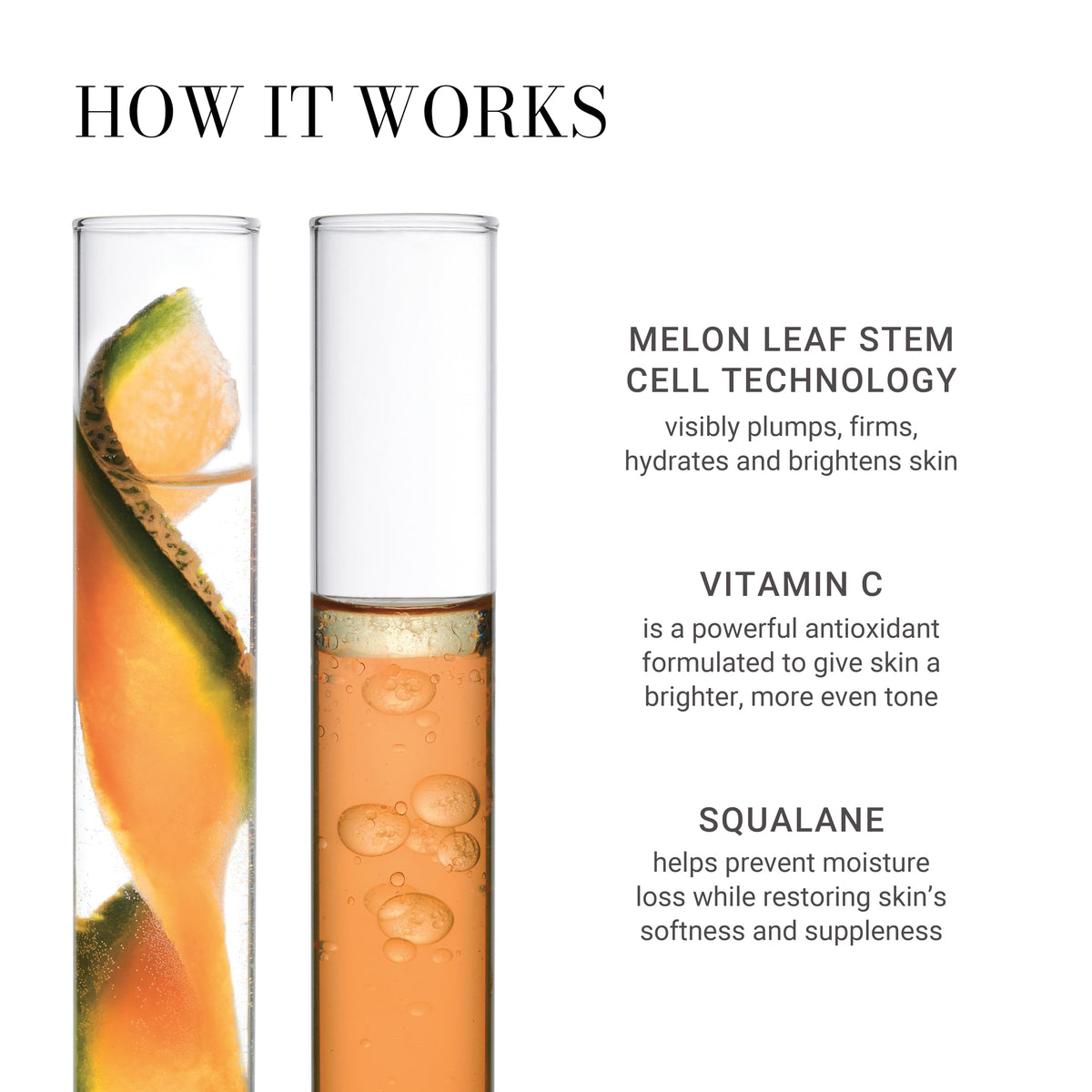 Meaningful Beauty texture close-up highlighting smooth emulsion and hydrating feel on skin