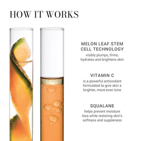 Meaningful Beauty texture close-up highlighting smooth emulsion and hydrating feel on skin