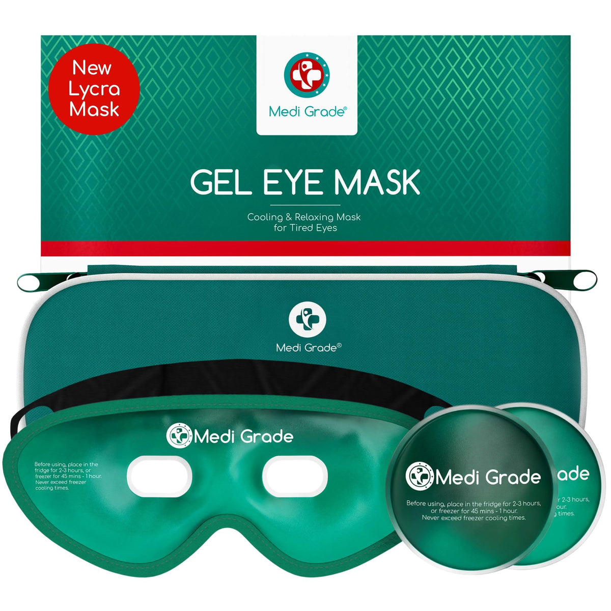 Medi Grade front view mask showing complete set and packaging benefit portability