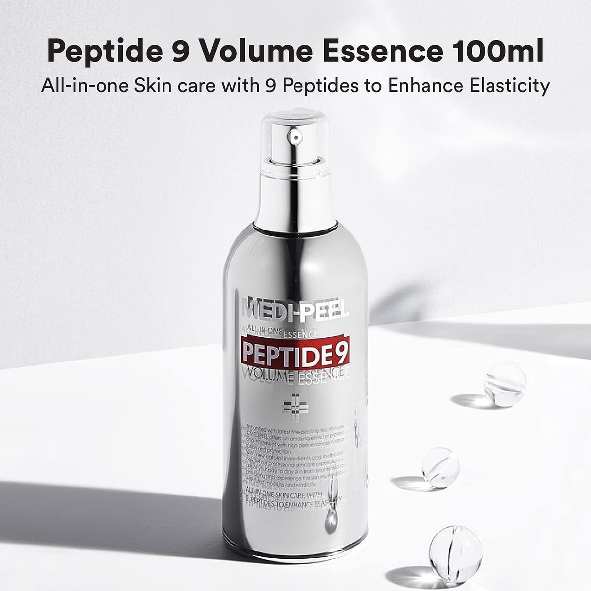 MEDI-PEEL pump dispenser demonstrating easy, controlled application and hygienic use