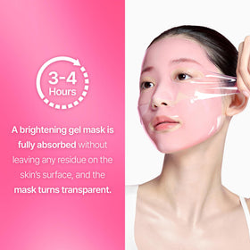 medi+ mask in hand for scale showing single-use essence level