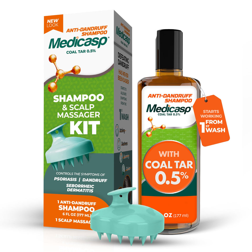 Medicasp front packaging showing product kit and benefits
