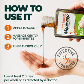 Medicasp ingredient label close-up highlighting coal tar active