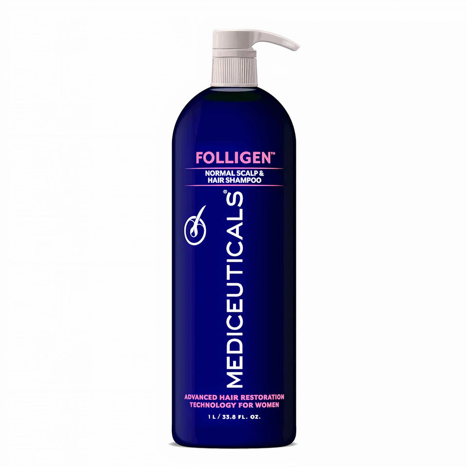Mediceuticals bottle front packaging showing product name and size with clear benefit