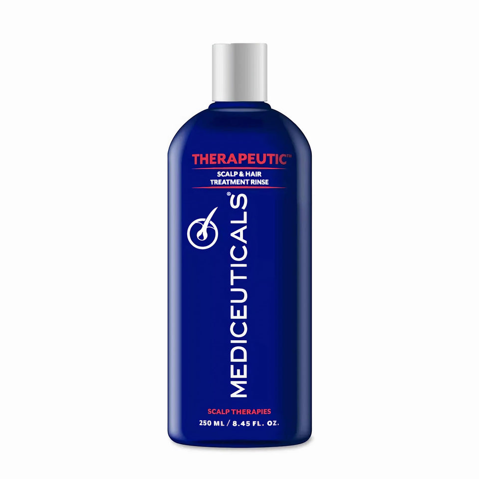 Mediceuticals front packaging showing product for soothing scalp benefits