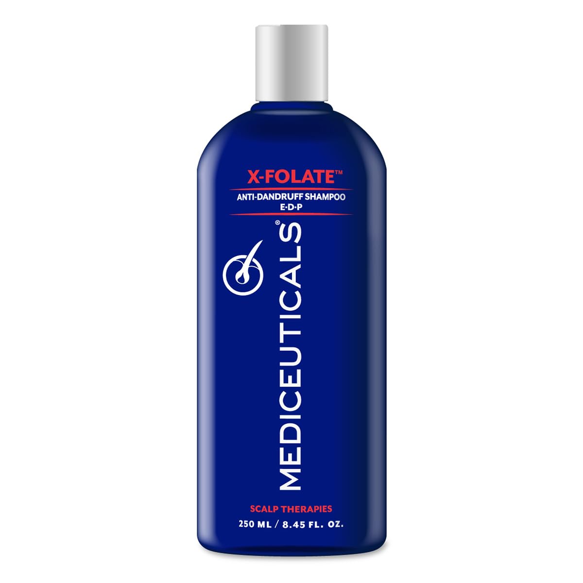 Mediceuticals front packaging showing bottle and brand for clear product ID