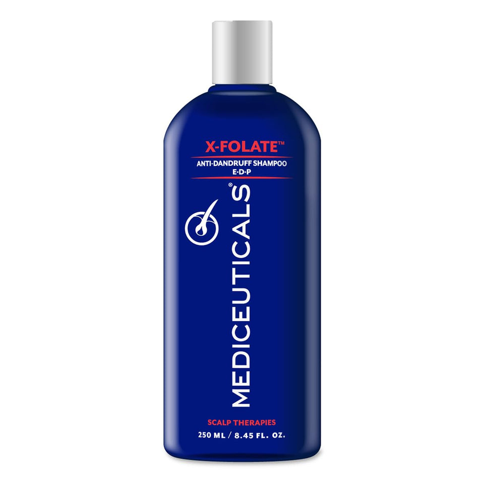 Mediceuticals front packaging showing bottle and brand for clear product ID