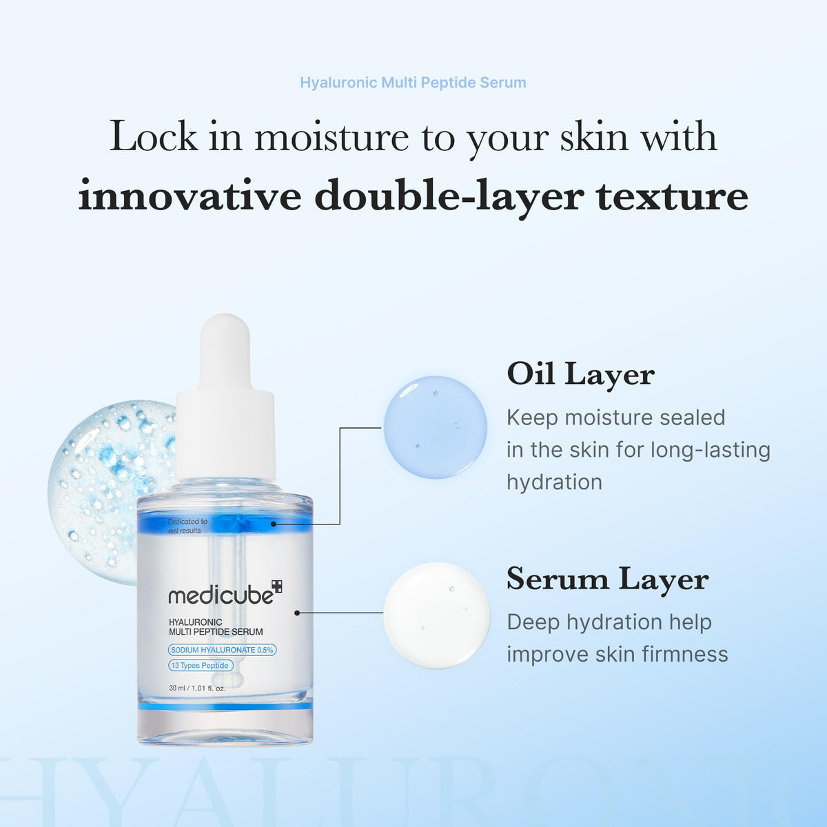 medicube 30ml size scale with hand for easy travel-friendly skincare benefit