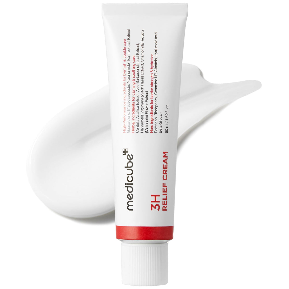 medicube front packaging showing product name and calm design for clear shelf presence