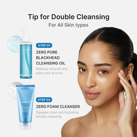 medicube being massaged on face, demonstrates gentle removal of makeup