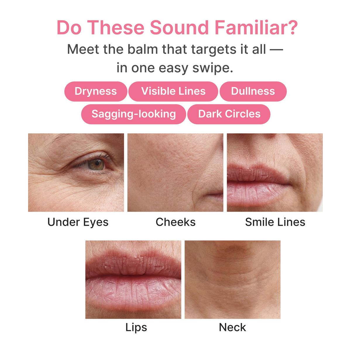 medicube applying balm under-eye to reduce hollows and brighten