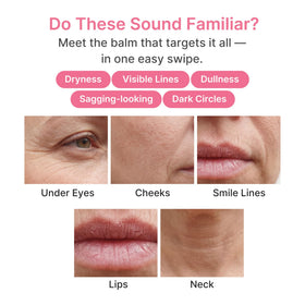 medicube applying balm under-eye to reduce hollows and brighten
