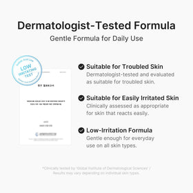 medicube in-hand application showing easy spreadability and immediate soothing benefit