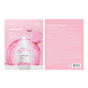 medicube six masks arranged flat illustrating six-pack treatment convenience