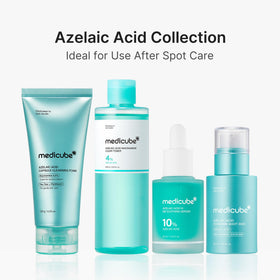 medicube placed on bathroom shelf styled for routine integration and shelf-ready look