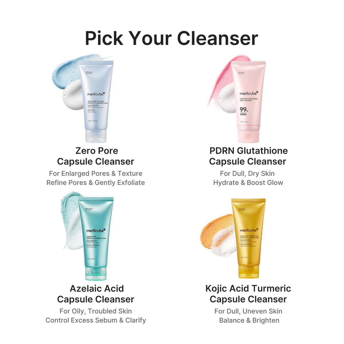 medicube on bathroom shelf suggesting daily skincare routine