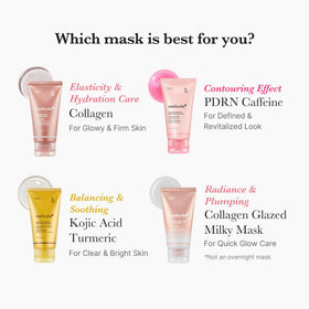 medicube before and after skin showing brighter, plumped appearance benefit
