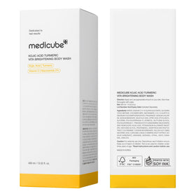 medicube bottle styled on bathroom shelf for daily routine inspiration