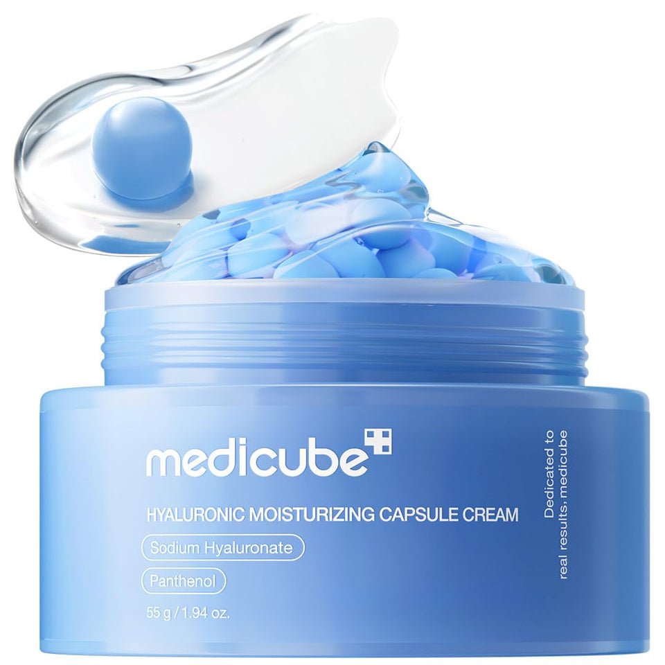 medicube front packaging showing product and clear benefits