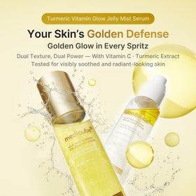 medicube close-up of golden jelly texture for rich hydration