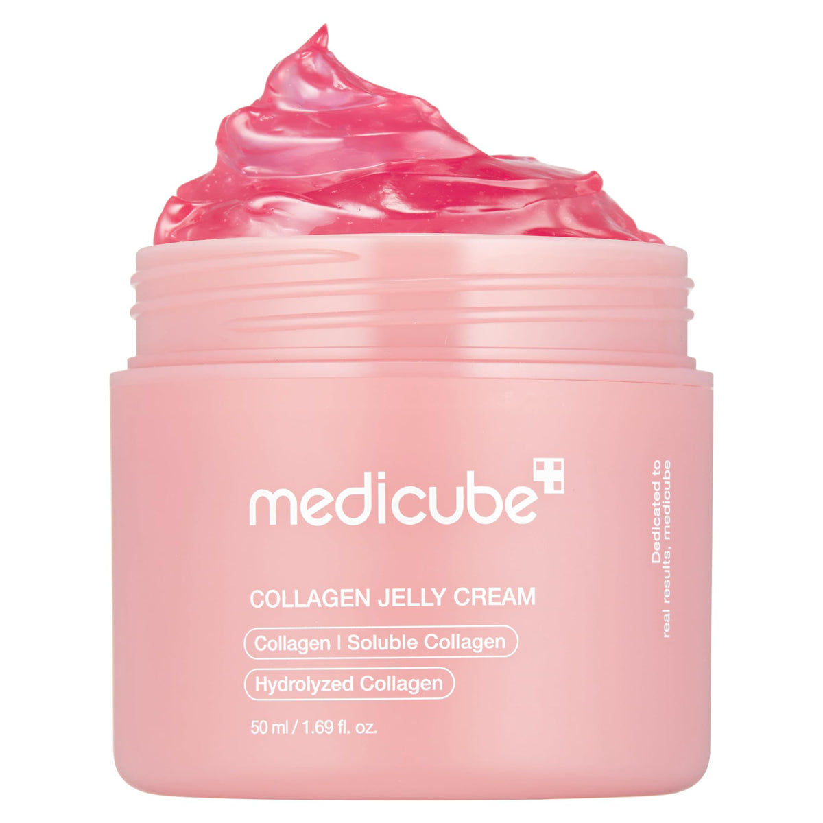 medicube front jar view showing clean packaging and product benefit
