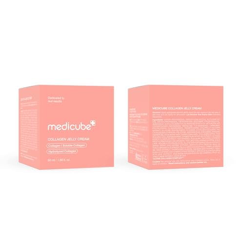 medicube jar on bathroom vanity as part of nighttime skincare ritual