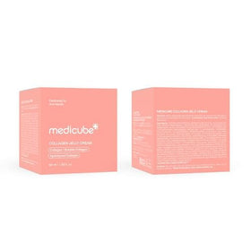 medicube jar on bathroom vanity as part of nighttime skincare ritual