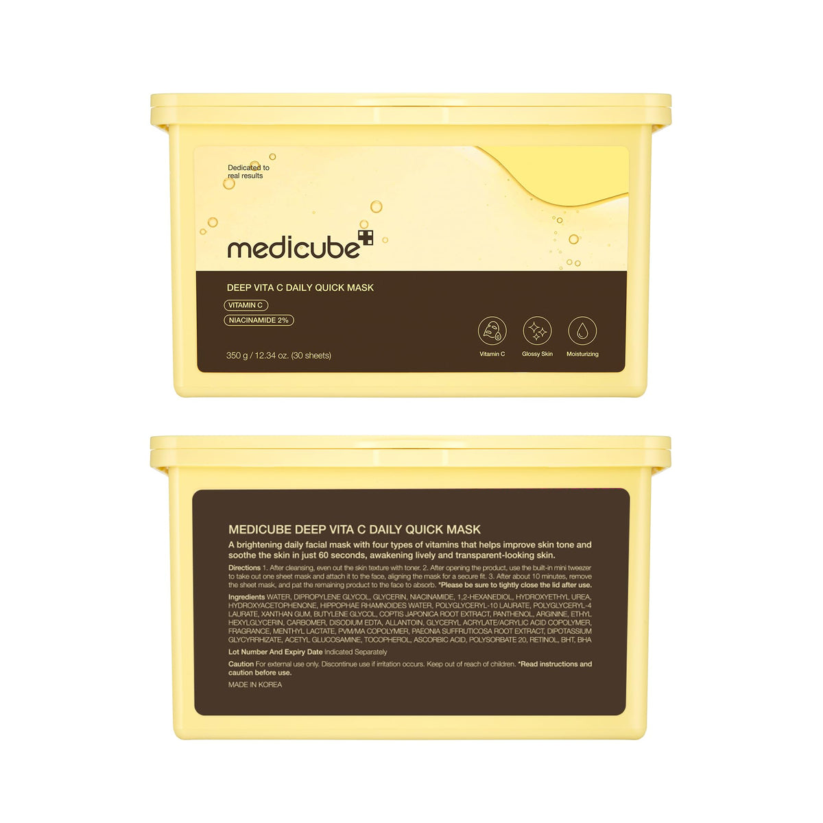 medicube mask in bathroom scene showing benefit: integrates into daily routine