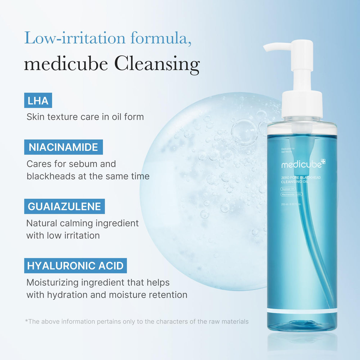 medicube emulsified milk texture, oil-to-milk change for easy rinsing